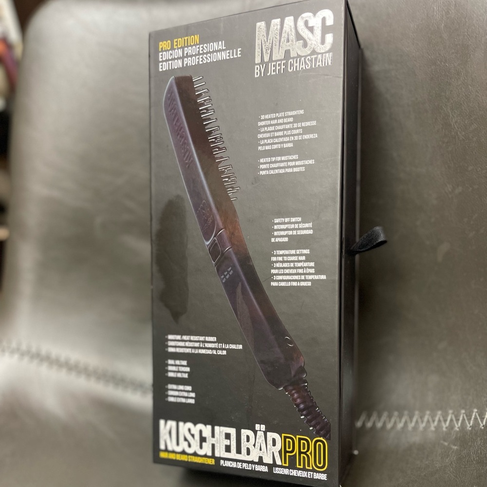 Kuschelbar PRO beard straightener /MASC by Jeff Chastain